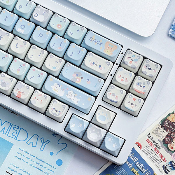 ACGAM x Maorbeng Happy Doggy MAO Profile Keycap Set 141 Keys