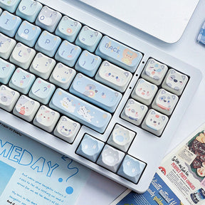 ACGAM x Maorbeng Happy Doggy MAO Profile Keycap Set 141 Keys