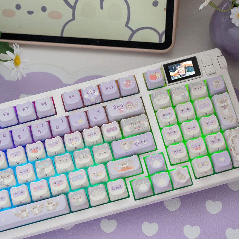 ACGAM x Maorbeng Raccoon Dynasty Keycap Set