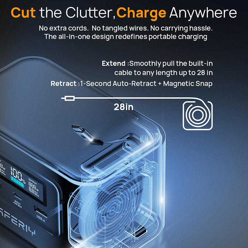 AFERIY Nano100 Tiny Portable Power Station 31000mAh - WhatGeek