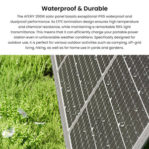 AFERIY ‎AF-S200A1 200W Portable Solar Panel Foldable