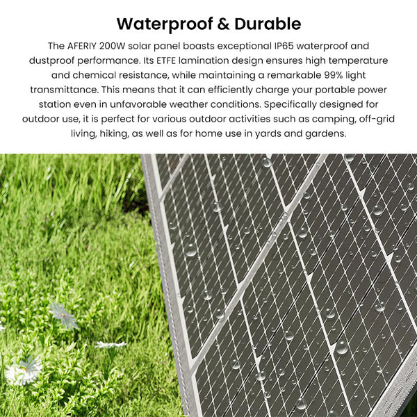 AFERIY ‎AF-S200A1 200W Portable Solar Panel Foldable