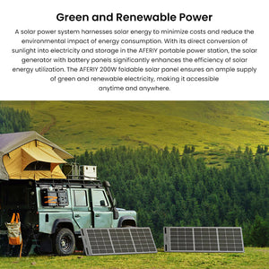 AFERIY ‎AF-S200A1 200W Portable Solar Panel Foldable