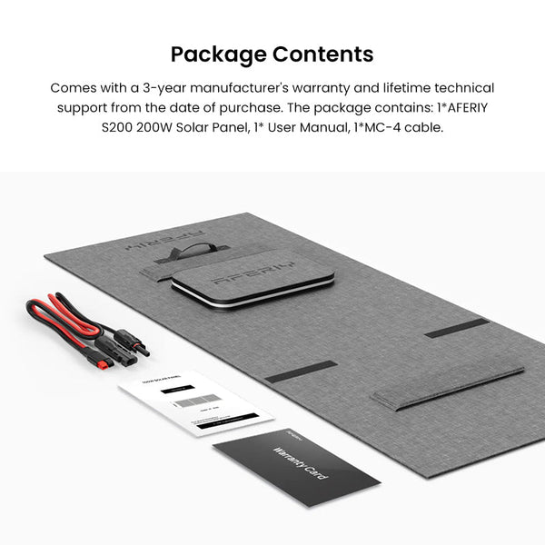 AFERIY ‎AF-S200A1 200W Portable Solar Panel Foldable