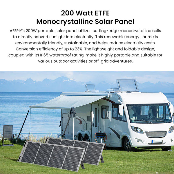 AFERIY ‎AF-S200A1 200W Portable Solar Panel Foldable