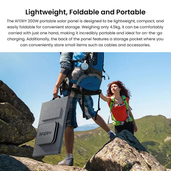 AFERIY ‎AF-S200A1 200W Portable Solar Panel Foldable