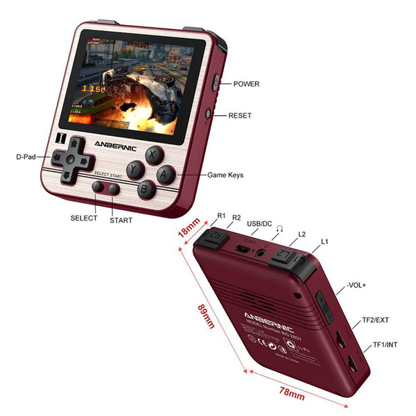ANBERNIC RG280V 레트로 핸드헬드 게임 콘솔
