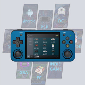 ANBERNIC RG353M blue game console