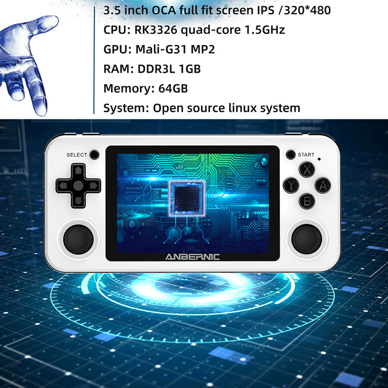 Rg351 ANBERNIC RG351P Handheld Game Console - WhatGeek
