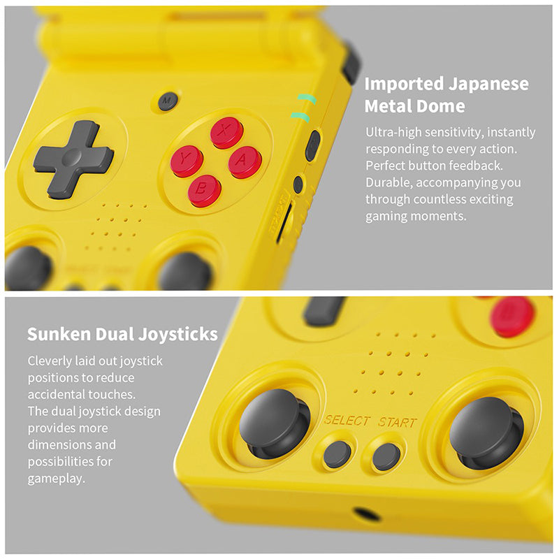 ANBERNIC RG34XXSP Flip Game Console with 3.4