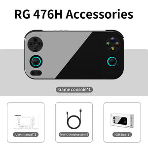 ANBERNIC RG476H AI Retro Handheld Game Console 4.7" 4:3 Screen Android