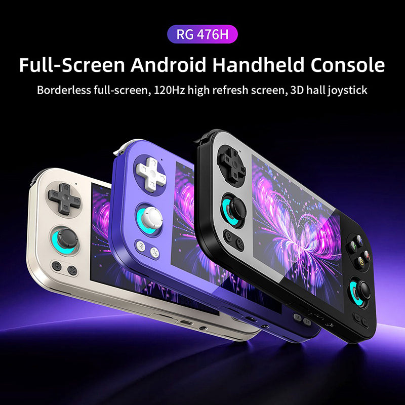 ANBERNIC RG476H AI Retro Handheld Game Console 4.7" 4:3 Screen Android