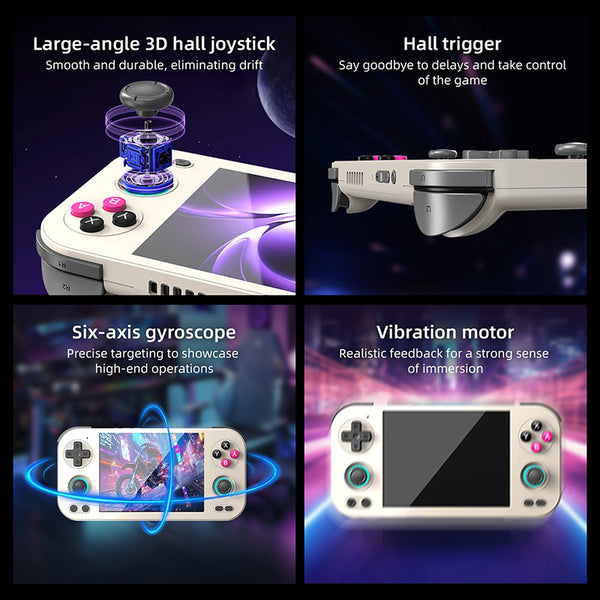 ANBERNIC RG476H AI Retro Handheld Game Console 4.7" 4:3 Screen Android