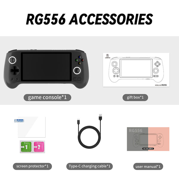 ANBERNIC RG556 Game Console Android System 256G Up to 8000+ Games