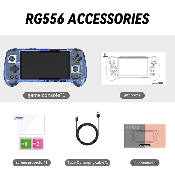 ANBERNIC RG556 Game Console Android System 256G Up to 8000+ Games