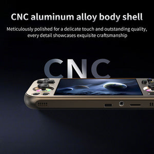 ANBERNIC RG 477M AI Handheld Game Console with Metal Build Supports PS2 and Wii