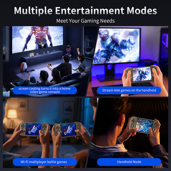 ANBERNIC RG 477M AI Handheld Game Console with Metal Build Supports PS2 and Wii