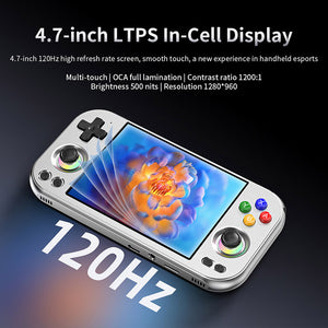 ANBERNIC RG 477M AI Handheld Game Console with Metal Build Supports PS2 and Wii