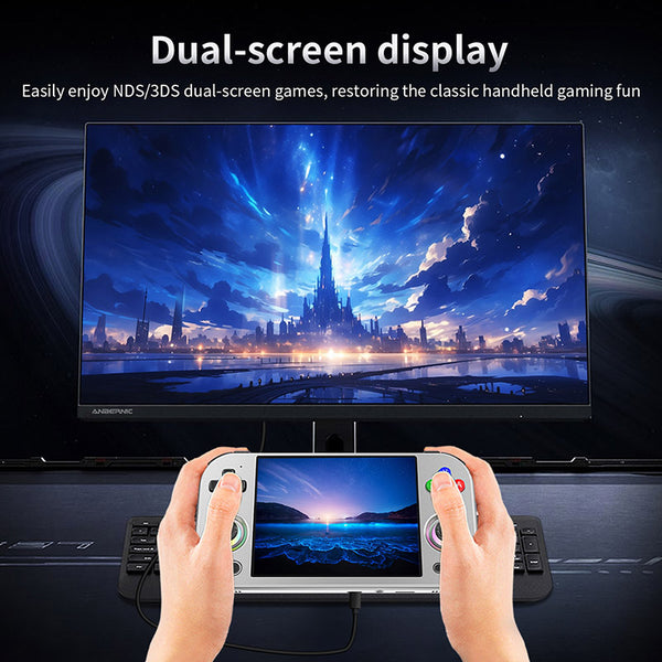 ANBERNIC RG 477M AI Handheld Game Console with Metal Build Supports PS2 and Wii