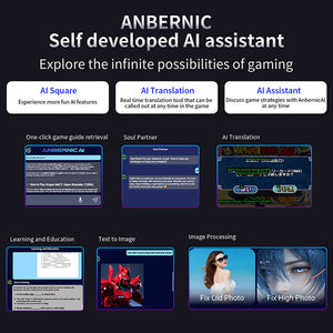 ANBERNIC RG 477M AI Handheld Game Console with Metal Build Supports PS2 and Wii