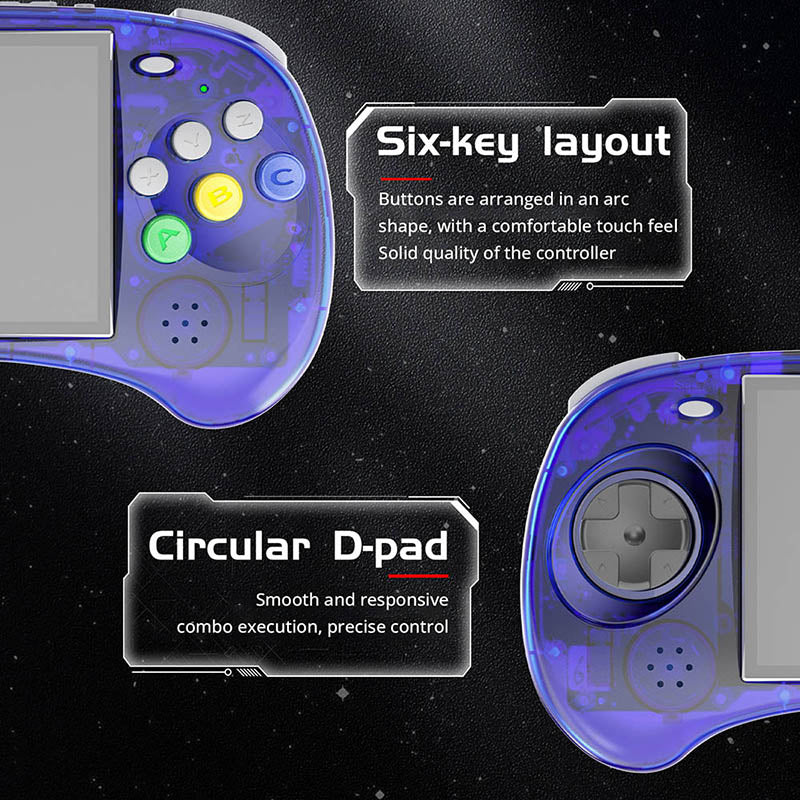ANBERNIC RG ARC-S Clear Game Console - WhatGeek