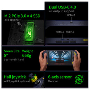AOKZOE A1 Handheld-Spielekonsole