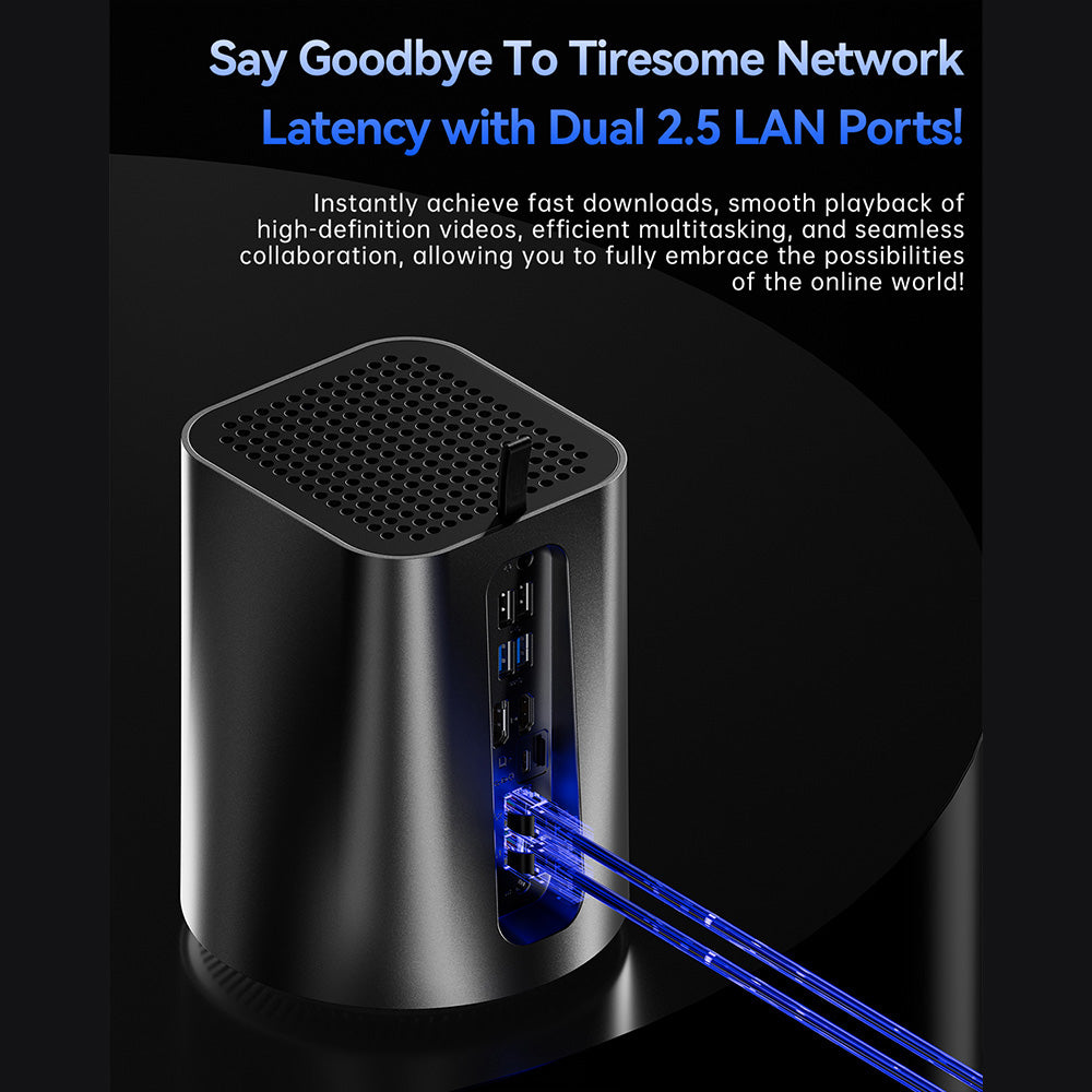 AOOSTAR R7 NAS Mini PC with AMD Ryzen 7 and Dual-fan Cooling