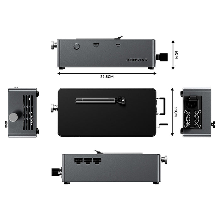 AOOSTAR AG02 eGPU Dock with Oculink Port/USB4 - WhatGeek