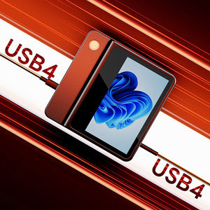 AOOSTAR G-FLIP Mini PC AI 370 Removable Memory 5" Touchscreen