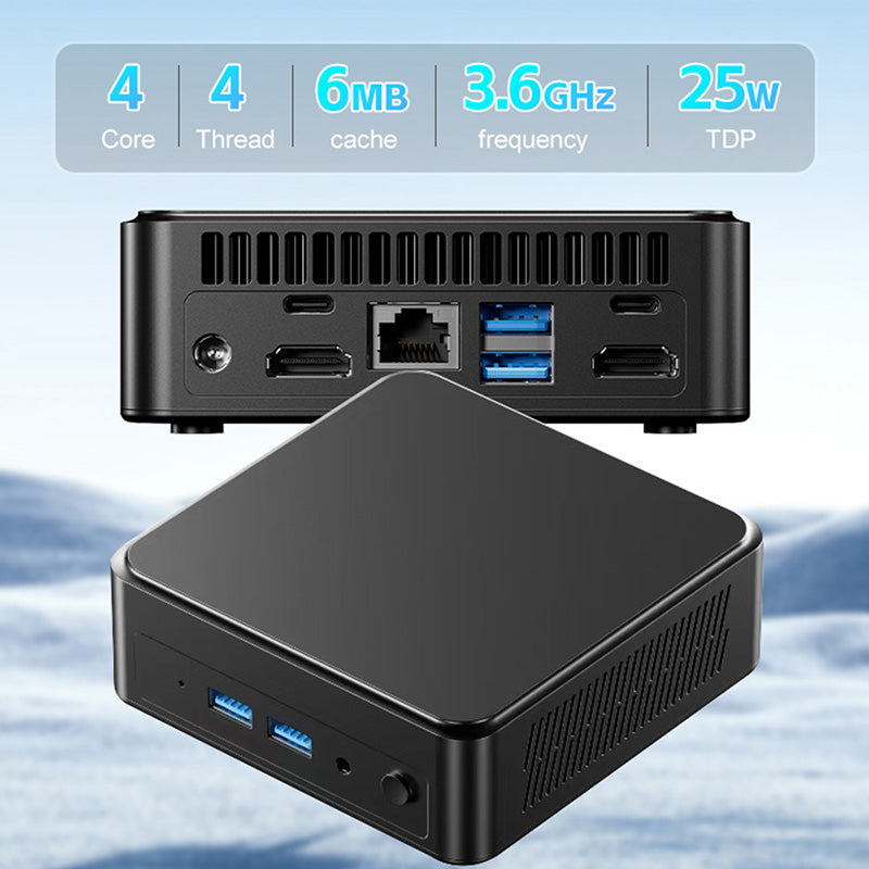 AOOSTAR N-BOXZ Mini PC with Intel N150 Triple Display Output