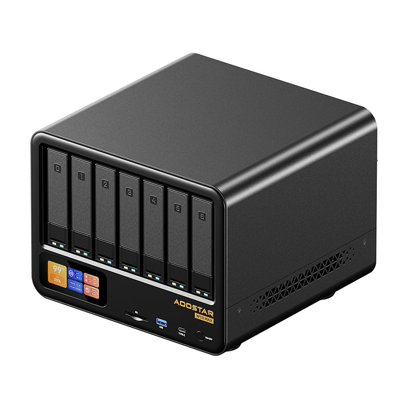AOOSTAR WTR MAX 11 Bays NAS Mini PC with R7 PRO 8845HS OCuLink