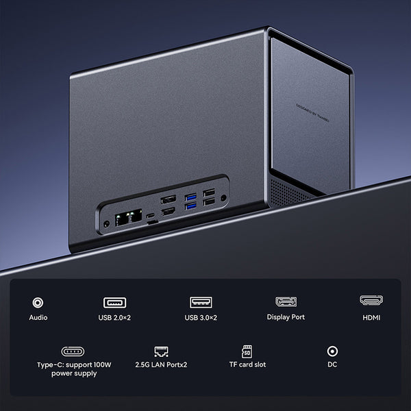 AOOSTAR WTR Pro 4 Bays NAS Mini PC with AMD Ryzen 7 Intel N150