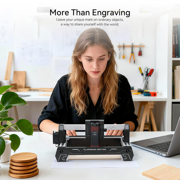 ATOMSTACK Swift Mini 3W Laser Engraver – Beginner-Friendly Desktop Engraving Machine