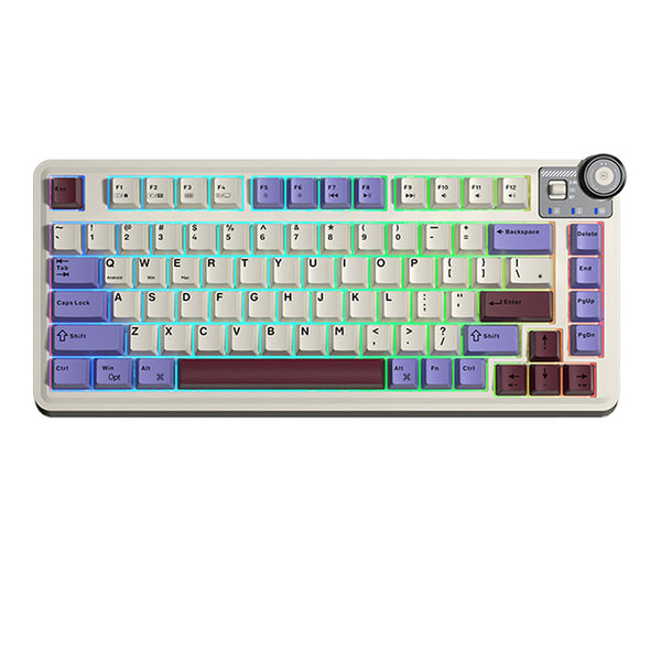AULA AU75 Gasket 3 in 1 Wireless Mechanical Keyboard Creamy Keyboard