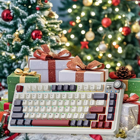 AULA AU75 Gasket 3 in 1 Wireless Mechanical Keyboard Creamy Keyboard