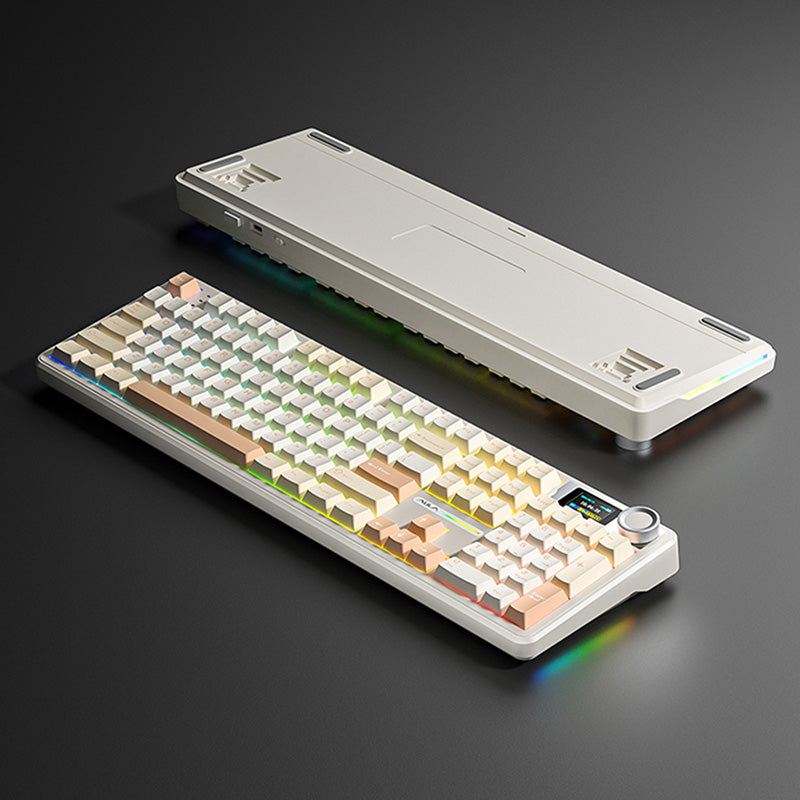 AULA F108 Pro Tri-mode LCD Display Mechanical Keyboard - WhatGeek
