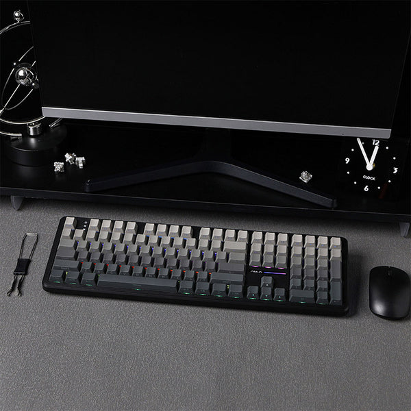 AULA F108 Pro Tri-mode LCD Display Mechanical Keyboard - WhatGeek