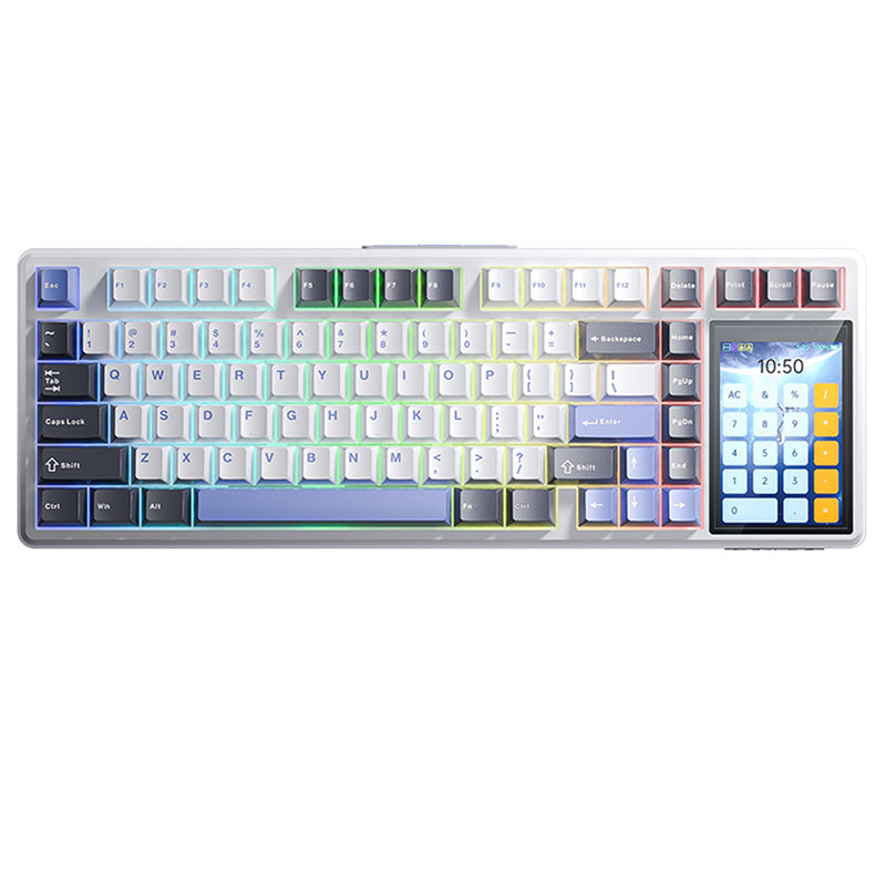 AULA L99 Tri mode Mechanical Keyboard With 3 98 Smart Touchscreen aula-l99-tri-mode-mechanical-keyboard-with-3-98-smart-touchscreen