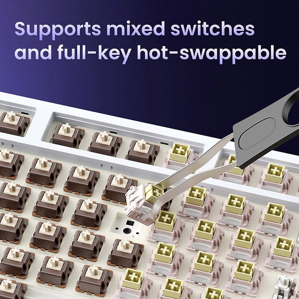 AULA L99 Tri-mode Mechanical Keyboard with 3.98" Smart Touchscreen