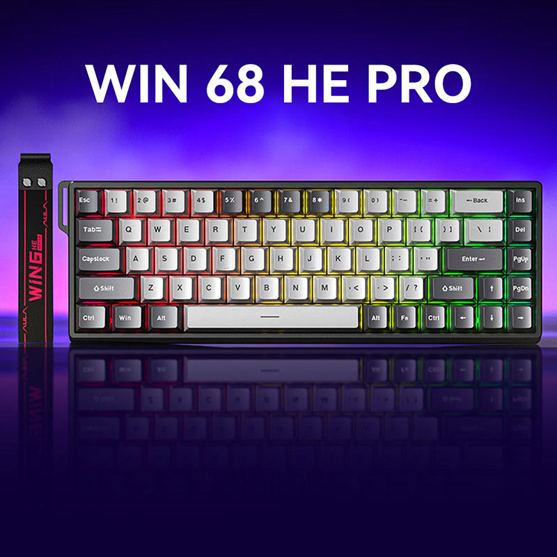 Win68 Keyboard AULA WIN68 Magnetic Switch Wired Gaming Keyboard - WhatGeek
