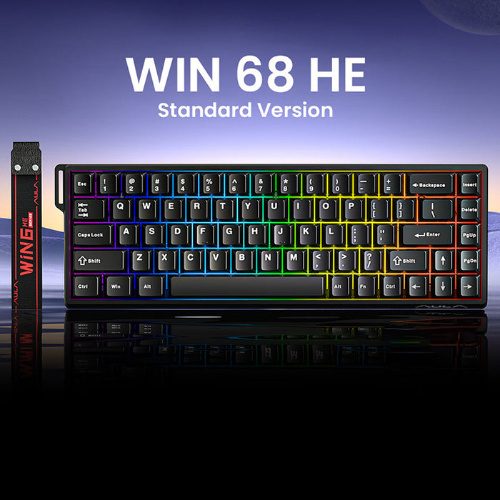 Win68 Keyboard AULA WIN68 Magnetic Switch Wired Gaming Keyboard - WhatGeek