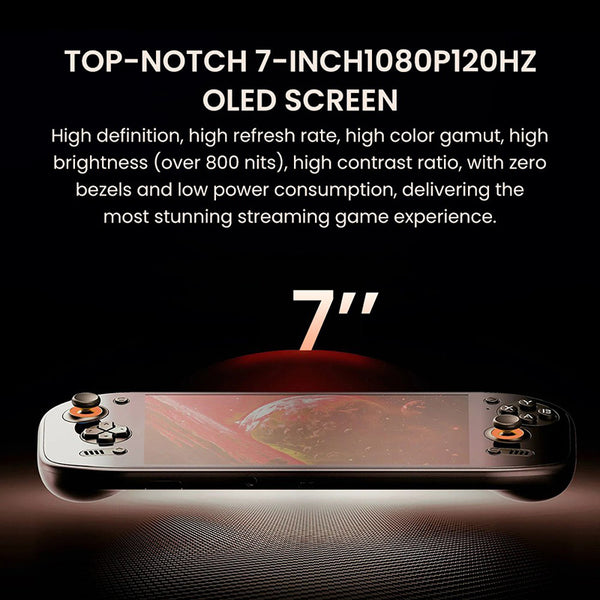 AYN Odin 2 Portal Handheld Game Console OLED Touchscreen Ergonomic Grip