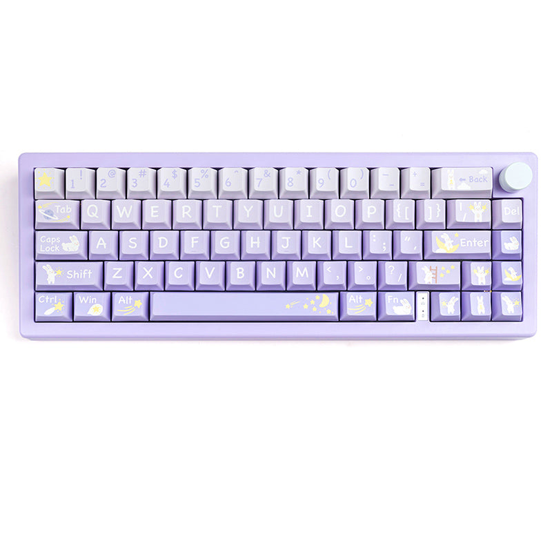 A Rabbit Reaching For The Stars Keycap Set