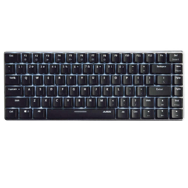 AjazzAK33Hot-swappableMechanicalKeyboardblackwirelessSingleColorBacklit