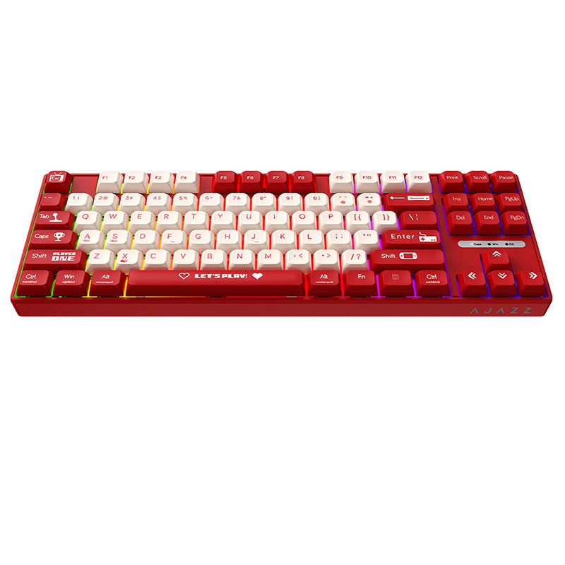 Ajazz AK870MC Rainbow Backlit Mechanical Keyboard - Thumbnail 2