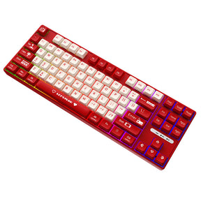 Ajazz AK870MC Rainbow Backlit Mechanical Keyboard