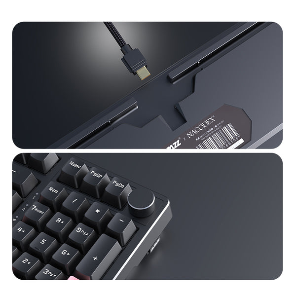 Ajazz AK992 Hot-swappable Gasket 3-Mode Mechanical Keyboard