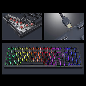 Ajazz AK992 Hot-swappable Gasket 3-Mode Mechanical Keyboard