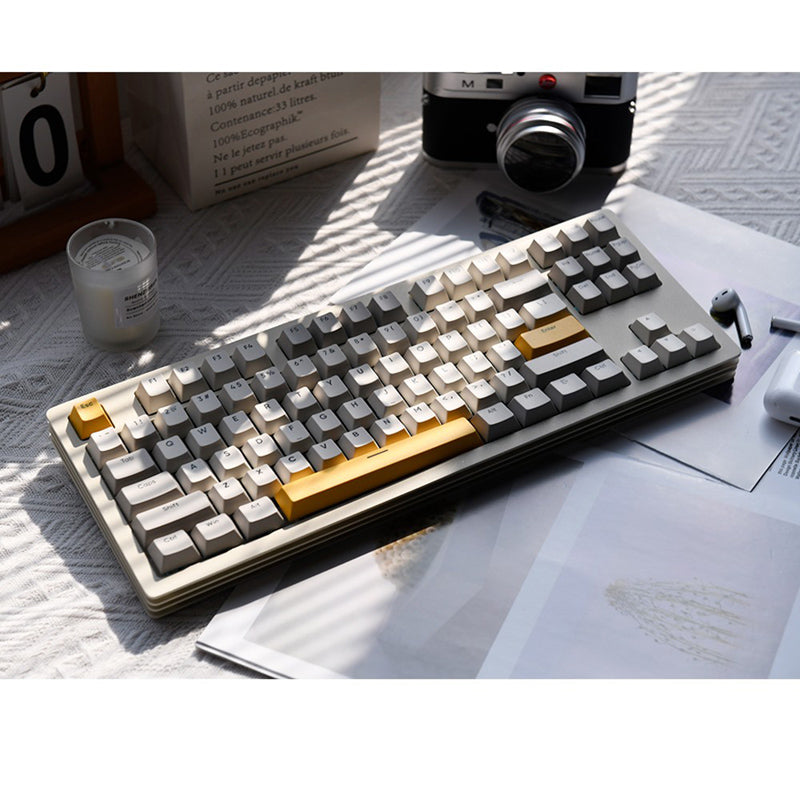 Ajazz AKC087 Wireless Mechanical Keyboard "Thousand-layer crisp" Structure Design