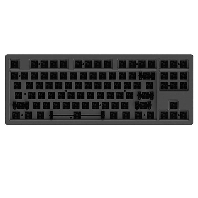 Ajazz AKC087 Kabellose mechanische Tastatur mit „Tausendschichtigem, klarem“ Strukturdesign